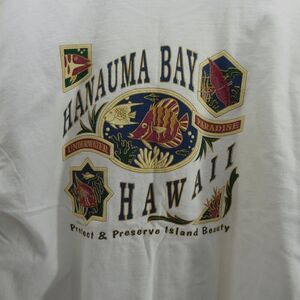 Vintage Y2K Hanauma Bay Hawaii Underwater Paradise Shirt Mens Size Large EUC